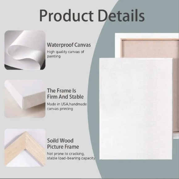 Heavens Declare Bible Verse Colorful Abstract Canvas Art, 12x18 - Picture 4 of 4